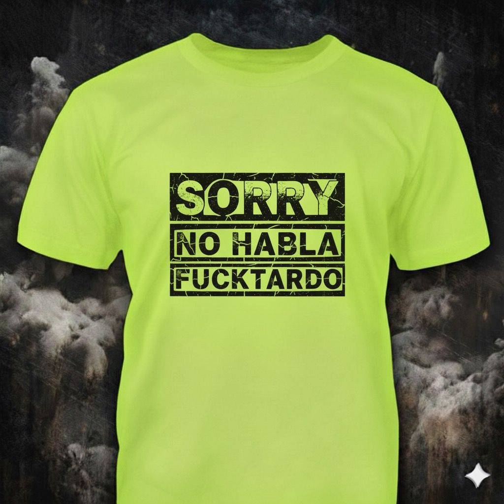 No Habla Fucktardo - Hi Vis